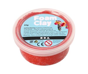 Byggesett - Foam Clay - Red 35gr. - 78923