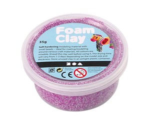 Byggesett - Foam Clay - Neon Purple 35gr. - 78925