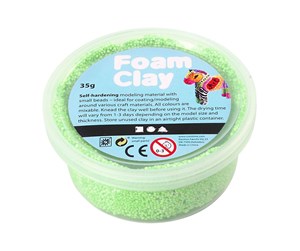 Byggesett - Foam Clay - Neon Green 35gr. - 78927