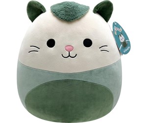 Dukker, Bamser & Utstyr - Squishmallows Willoughby - Green Possum - 0196566215047