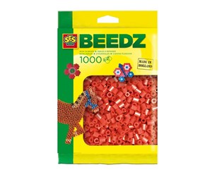 Kreative leker - SES Iron-on Beads - Red 1000pcs. - 00702