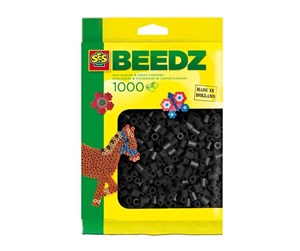 Kreative leker - SES Iron-on Beads - Black 1000pcs. - 00706