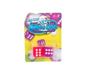 Brettspill & Puslespill - Pocket Money Bouncy Dice With Light 2-Pack - 621176