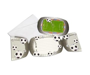 Leketøy - Folat BV Football Invitations 8pcs. - 26210