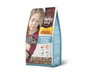 Smådyr - Hobby First Chinchilla & Degu Granola 2 kg - 663652