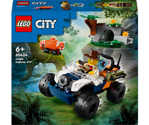 LEGO® - LEGO City 60424 Jungelutforsker med ATV og rød panda - 60424