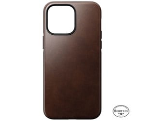 Mobil - Deksel og etui - Nomad Modern Leather MagSafe Case - brown - iPhone 14 Pro Max - NM01224785