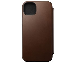 Mobil - Deksel og etui - Nomad Leather MagSafe Folio - brown - iPhone 14 Plus - NM01284185