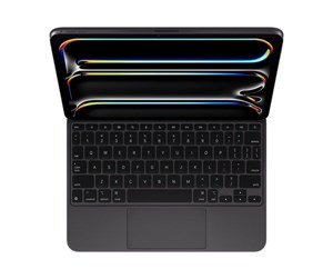 Tastatur - Apple Magic Keyboard for iPad Pro 11‑inch (M4) - US English - Black - Tastatur & Foliosett - Amerikansk Engelsk - Svart - MWR23LB/A