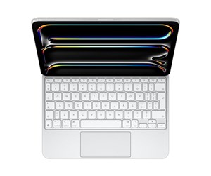 Tastatur - Apple Magic Keyboard for iPad Pro 11‑inch (M4) - International English - White - Tastatur & Foliosett - Engelsk - Hvit - MWR03Z/A