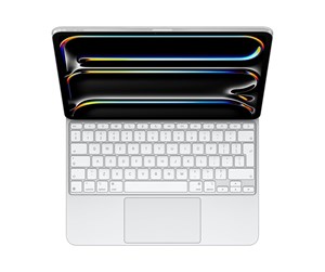 Tastatur - Apple Magic Keyboard for iPad Pro 13‑inch (M4) - International English - White - Tastatur & Foliosett - Engelsk - Hvit - MWR43Z/A