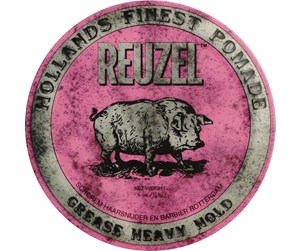 Hårpleie - Reuzel - Pink Heavy Hold Grease Pomade 113 ml - 0869519000020