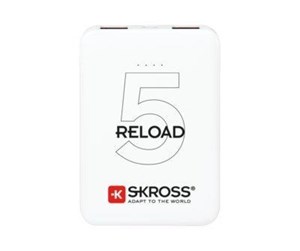 Nødlader - SKross RELOAD 5 Nødlader - Hvit - 5000 mAh - 1.400120