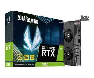 Grafikkort - ZOTAC GeForce RTX 3050 Low Profile - 6GB GDDR6 RAM - Grafikkort - ZT-A30510L-10L