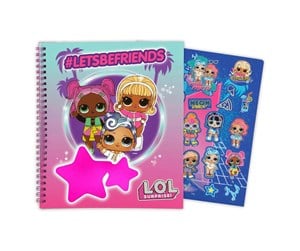 Skole - L.O.L. LOL. Notebook with sticker sheet - LL03003