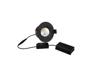 Lamper - HiluX D8 Tilt360 - Full Spectrum LED Recessed spot - Ra97 - 2700K - Black - 5714255010138