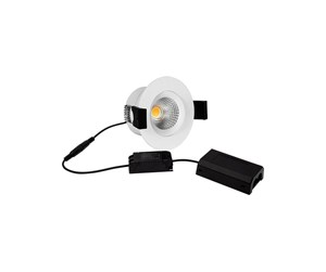 Lamper - HiluX D8 Tilt360 - Full Spectrum LED Recessed spot - Ra97 - 3000K - White - 5714255010145