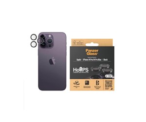 Mobil - Andre tilbehør - PanzerGlass Hoops™ Camera Lens Protector iPhone 14 Pro | 14 Pro Max | Black - PANZER1141