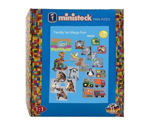 Arts & Crafts - Tilbehør - Ministeck Family Set Mega Fun - XXL Box 4000 pcs. - MS38426