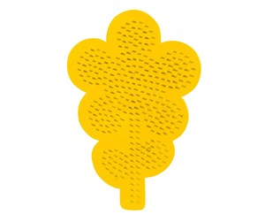 Kreative leker - SES Iron-on Bead Board - Flower - 06092