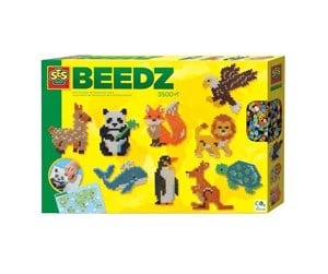 Kreative leker - SES Iron-on Beads - World Animals - 06207