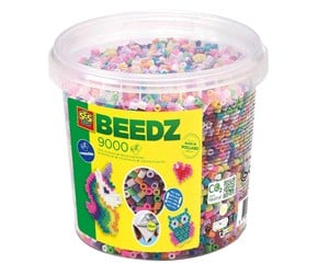 Kreative leker - SES Mix Iron-On Beads Trendy 9000 pcs. - 06322