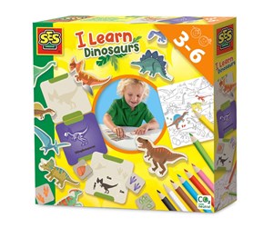 Kreative leker - SES I Learn Dinosaurs Craft Set - 14630