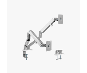 Skjermholder - Alterzone  Arm Chroma Duo Monitorarm, Hvit - ALZARMD-CRM-W