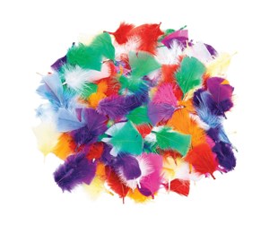 Arts & Crafts - Tilbehør - Colorations - Rainbow feathers 85 grams - CHRFEA