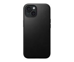 Mobil - Deksel og etui - Nomad Modern Leather Case - black - iPhone 15 - NM01604785