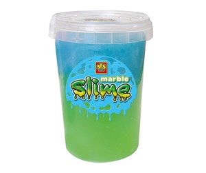 Kreative leker - SES Marble Slime - Green and Blue 200gr - 15022