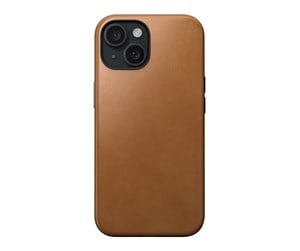 Mobil - Deksel og etui - Nomad Modern Leather Case - english tan - iPhone 15 - NM01606185