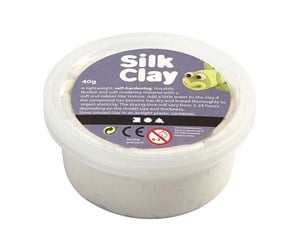 Byggesett - Silk Clay - White 40gr. - 79101