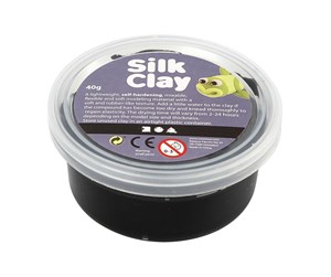 Byggesett - Silk Clay - Black 40gr. - 79102