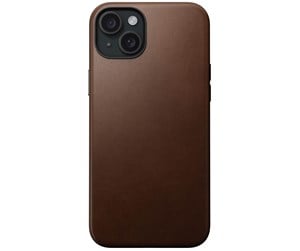 Mobil - Deksel og etui - Nomad Modern Leather Case - brown - iPhone 15 Plus - NM01610885