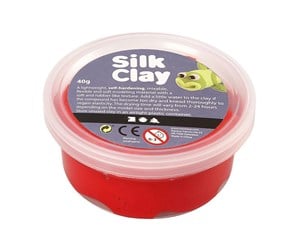 Byggesett - Silk Clay - Red 40gr. - 79104