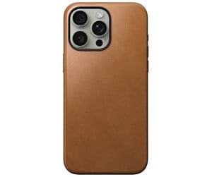 Mobil - Deksel og etui - Nomad Modern Leather Case - english tan - iPhone 15 Pro Max - NM01620785