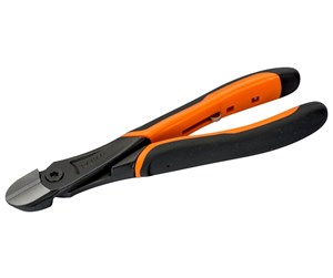 Håndverktøy - BAHCO ERGO Heavy Duty Side Cutting Pliers with Self Opening Dual-Component Handle and Phosphate Finish - 21HDG-140IP