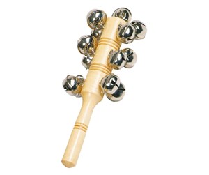 Musikk - Goki Wooden Instrument Bell Stick with 13 Bells - 15280