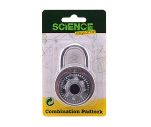 Leketøy - Johntoy Science Explorer Padlock with Number Combination - 29630