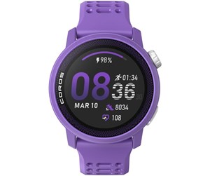 Smartklokke, Smartwatch & Sportsklokke - COROS Pace 3 Silicone Violet (Purple) - WPACE3-PUR