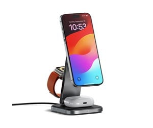 Mobil - Adaptere og ladere - Satechi 3-in-1 Foldable Qi2 Charging Stand - ST-Q31FM-EA