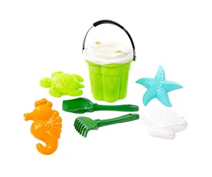 Utendørsleker - Cavallino Toys Cavallino Safari Classic Bucket Set with Sand Shapes Green 9 pcs. - 9445SF01