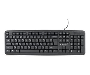 Tastatur - Gembird - keyboard - black Input Device - Tastatur - Svart - KB-U-103-UA