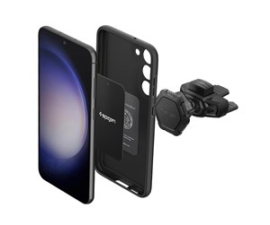 Mobil - Andre tilbehør - Spigen Car Mount Holder QS24 - black (CD Slot/Magnetic/Universal Compatibility) - 000CG21944