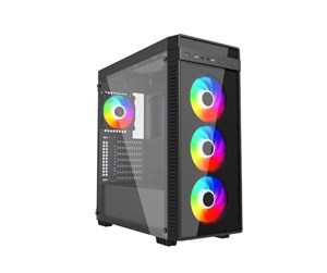 Kabinett - Gembird Fornax K700 - tower - extended ATX - Kabinett - Tower - Svart - CCC-FC-K700