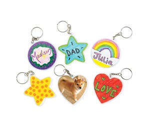 Arts & Crafts - Tilbehør - Colorations - Make Your Own Keychain Set of 12 - CHKEYCHN