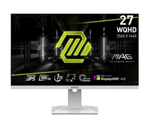 Skjerm - 27" MSI MAG 274QRFW - 2560x1440 - 180Hz - Fast IPS - MAG 274QRFW