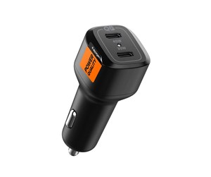 Mobil - Adaptere og ladere - Spigen ArcStation Car Charger PC2200 2-Port/USB-C PD3.0  PPS 45W/USB-C PD3.0 30W PPS 25W/Total 75W - ACP04581