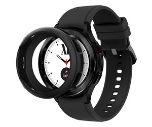 Smartklokke - Tilbehør - Spigen Liquid Air - black - Samsung Galaxy Watch 4 Classic 42mm - ACS03141